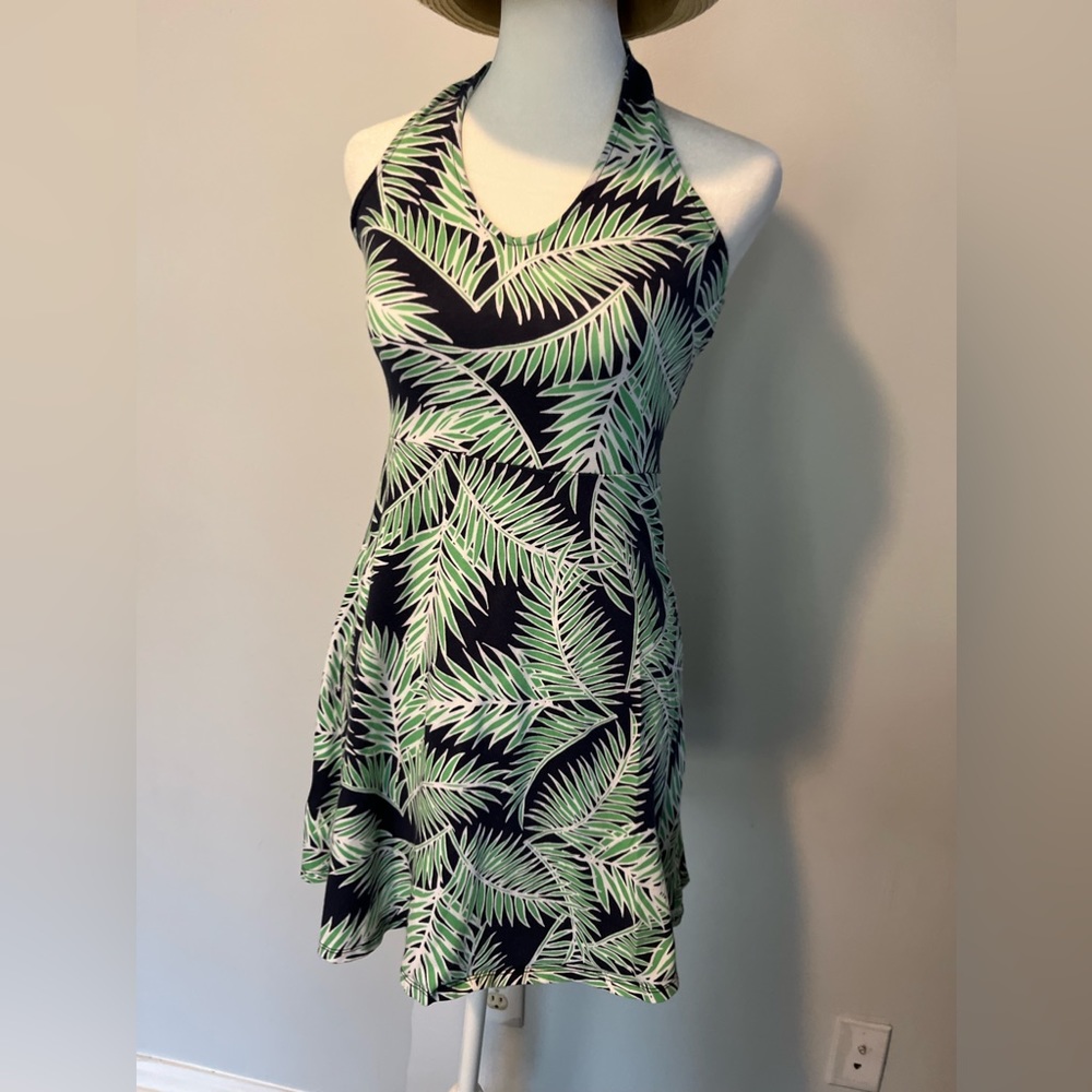 Palm Design Summer Dress